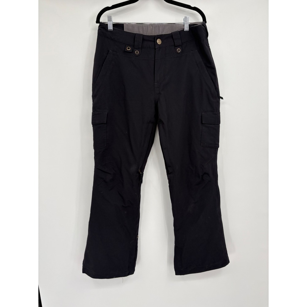 Bonfire Silver Series Snowboard Pants Black Cargo Tuffdry 10K/8K Mystic Heat M